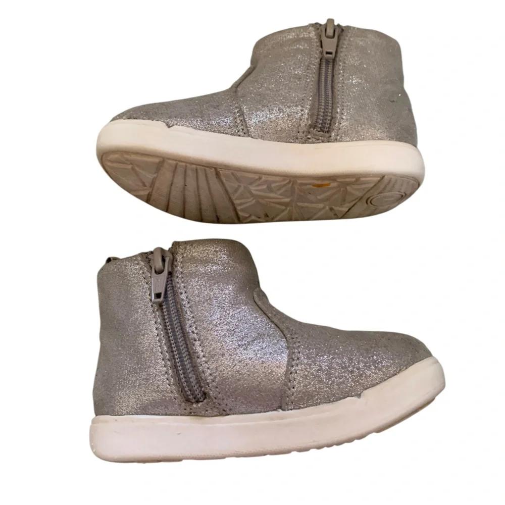 Stride Rite Sz 6M 360 Silver Nina Boots